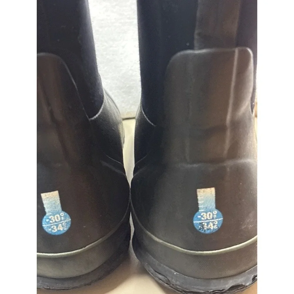 Bogs Classic High HA Waterproof Boots Youths 4 Black Good‎ Insulated Snow Rain
